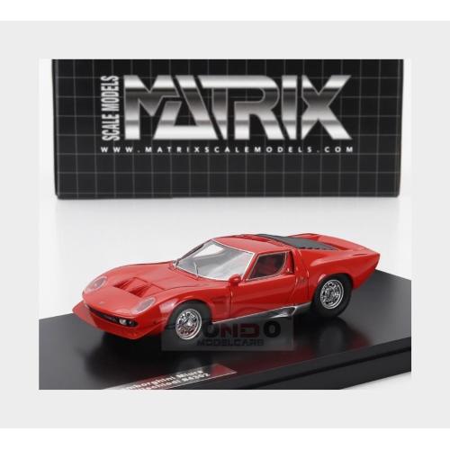 1:43 MATRIX Lamborghini Miura P400S Millechiodi 1969 Red MX51207-012