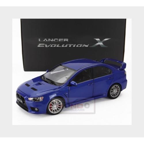 1:18 SUNSTAR Mitsubishi Lancer Evo X 2007 Blue Met SS5823