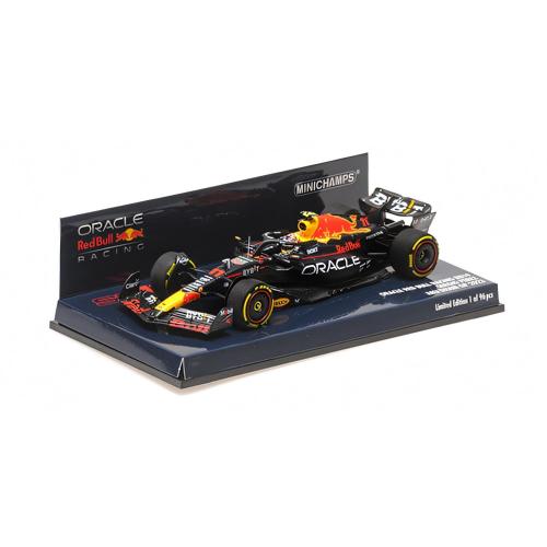 1:43 MINICHAMPS Red Bull F1 Rb19 Team Oracle Red Bull Racing #11 4Th Abu Dhabi Gp 2023 Sergio Perez Matt Blue 410232311