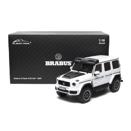 1:18 ALMOST REAL Brabus G-Class G 63 4X4 Diamond White 2023 ALM860542
