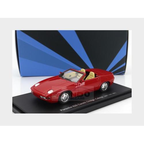 1:43 AVENUE43 Porsche 928 Cabriolet Carelli Design Usa 1981 Red ATC60107