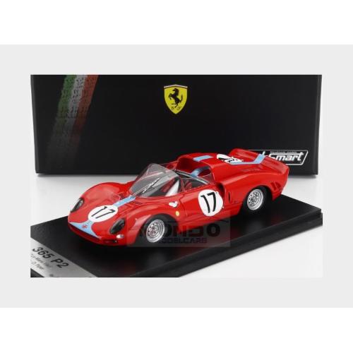 1:43 LOOKSMART Ferrari 365 P2 #17 24H Le Mans 1965 Jo Bonnier David Piper Red LSRC117