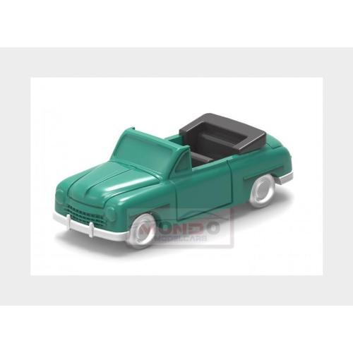 1:76 OFFICINA-942 Fiat 1400 Cabriolet Open 1950 Green ART1043A