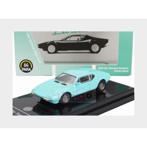1:64 PARAGON De Tomaso Pantera Lhd 1972 Very Light Green PA-55645
