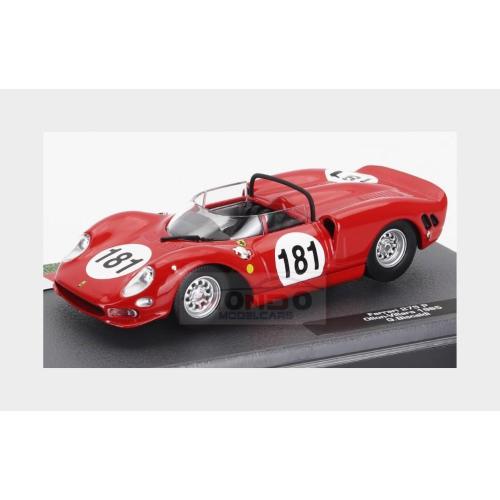 1:43 EDICOLA Ferrari 275P Spider #181 Ollon-Villars 1965 Gianpiero Biscaldi Red ABFRT029