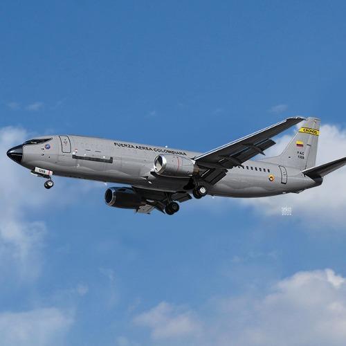 1:144 ACADEMY Boeing 737 Colombian Air Force Kit AC12639