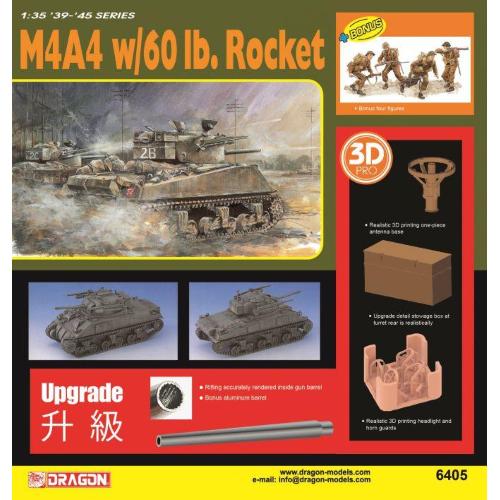 1:35 DRAGON M4A4 W/60Lb Rocket Kit DR6405
