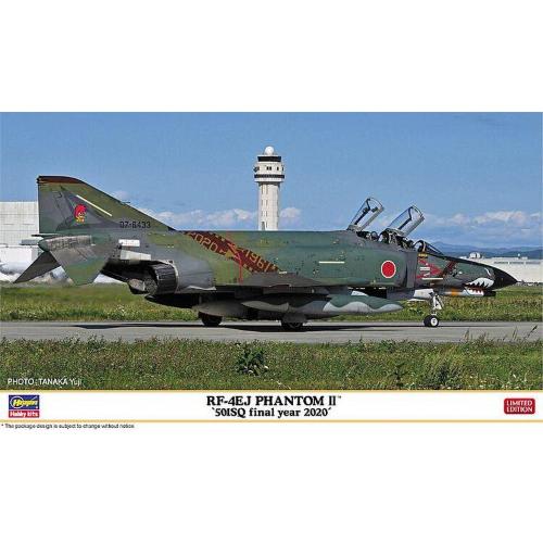 1:72 HASEGAWA Rf-4Ej Phantom Ii 501Sq Final Year 2020 Kit HA02322