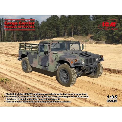 1:35 ICM KIT Humvee M1097A2 Cargo Carrier Kit ICM35436