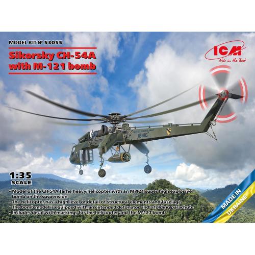 1:35 ICM KIT Sikorsky Ch-54A Tarhe With M-121 Bomb Kit ICM53055