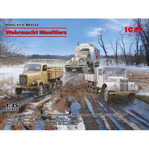 1:35 ICM KIT Wehrmacht Maultiers Kit ICMDS3522