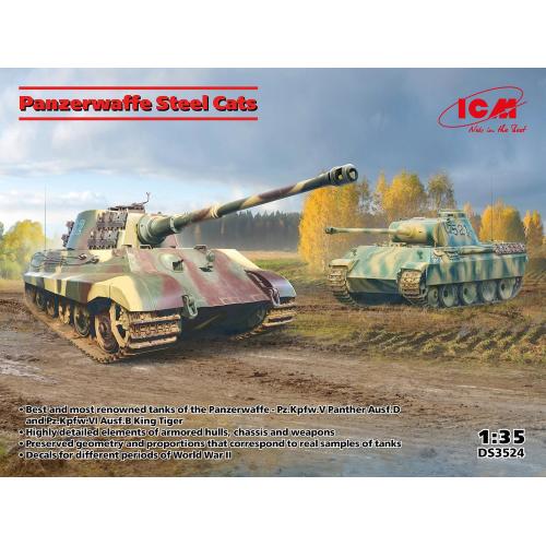1:35 ICM KIT Panzerwaffe Steel Cats Kit ICMDS3524