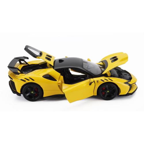 1:18 BURAGO Ferrari Sf90Xx Stradale 2024 Giallo Modena Yellow Black Opening BU16020-1802012