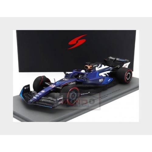 1:18 SPARK Williams F1 Fw45 Team Williams Racing #23 (800Th Gp) British Gp 2023 Alexander Albon With Showcase 18S952