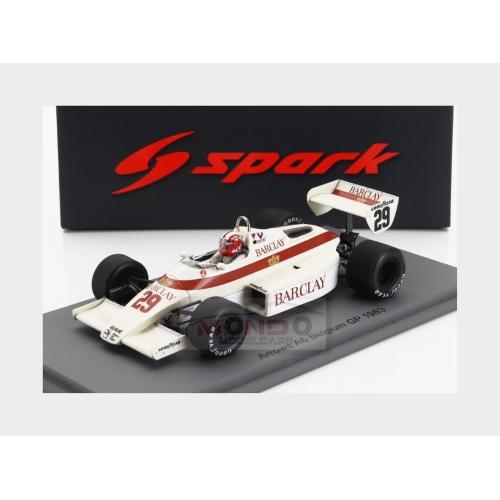 1:43 SPARK Arrows F1 A6 #47 Belgium Gp 1983 Marc Surer S5785