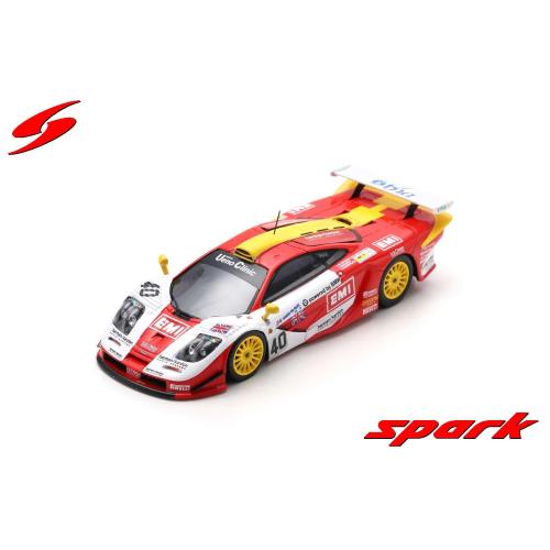 1:43 SPARK Mclaren F-1 Gtr 6.0L V12 Team Guld Davidoff #40 24H Le Mans 1998 Steve O'Rourke Tim Sugden Bill Auberlen S6681