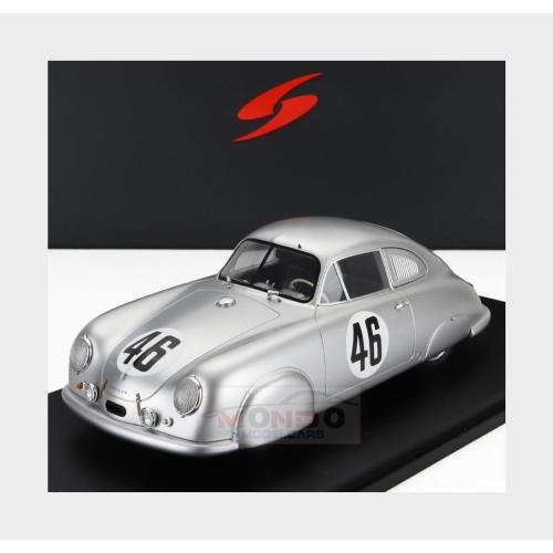 1:18 SPARK Porsche 356 Sl Coupe Team Porsche K.G. #46 Winner Class 24H Le Mans 1951 Auguste Veuillet Edmond Mouche With Showcase 18S861