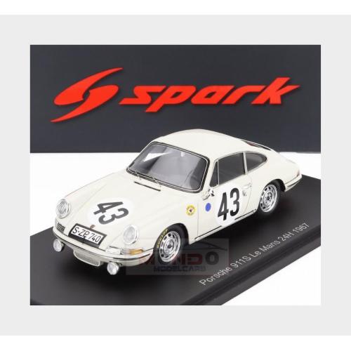 1:43 SPARK Porsche 911S 1991Cc Coupe Team J.Franc #43 24H Le Mans 1967 Antony Fischaber Jacques Dewes S9737