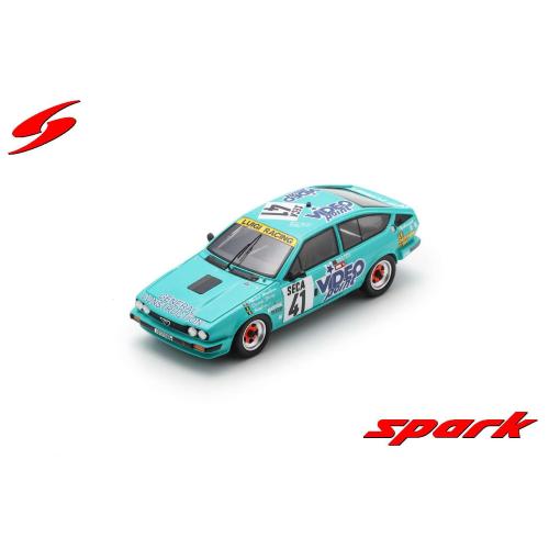 1:43 SPARK Alfa Romeo Gtv6 Team Jolly Club #41 24H Spa 1986 Michel Maillien Quirin Bovy Faustein SB418
