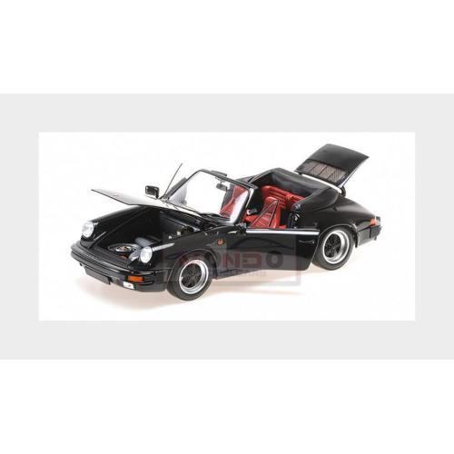 1:18 MINICHAMPS Porsche 911 Carrera 3.2 Cabriolet Black 1983 100063035