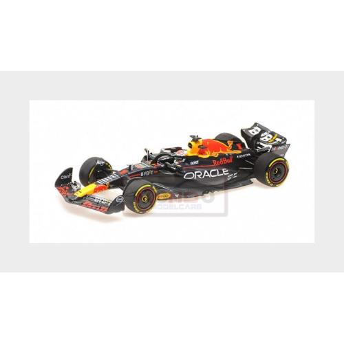 1:43 MINICHAMPS Red Bull F1 Rb19 Team Oracle Red Bull Racing #1 World Champion Winner Belgian Gp 2023 Max Verstappen Matt Blue 417231301