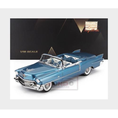 1:18 STAMP-MODELS Cadillac Eldorado Biarritz Cabriolet Open 1956 Bahama Blue STM1956001