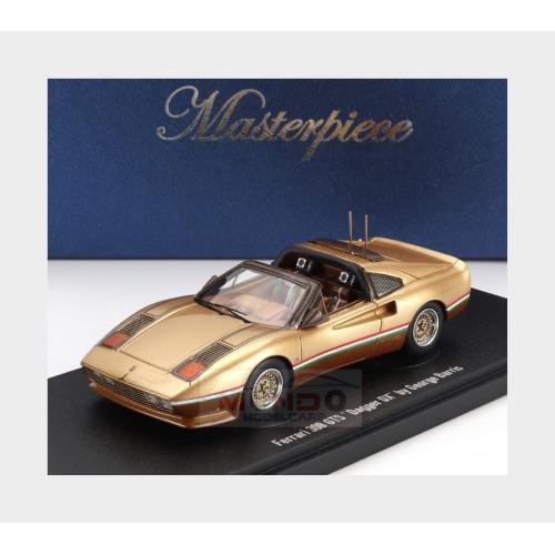 1:43 AUTOCULT Ferrari 308 Gts Spider 1978 Personal Car George Barris Gold Met Copper Met ATC90322