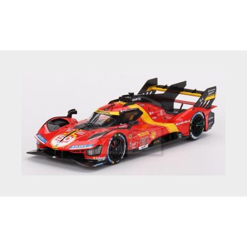 1:18 BBR Ferrari 499P Team Af Corse #50 3Rd Place Wec 1000 Miles Of Sebring 2023 BBRCS18003