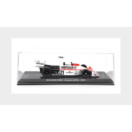 1:24 EDICOLA Williams F1 Fw04 #21 Season 1975 Jacques Laffite Con Vetrina With Showcase Red White MW2ALA0074