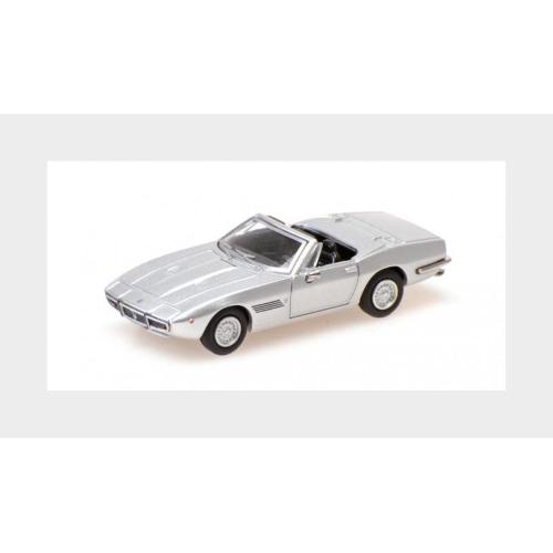 1:87 MINICHAMPS Maserati Ghibli Spyder Silver 1969 870123030