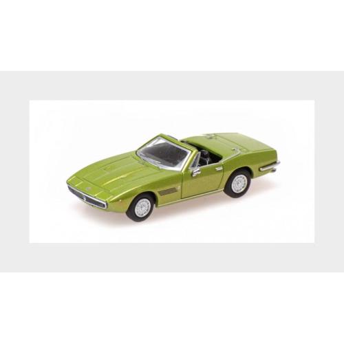 1:87 MINICHAMPS Maserati Ghibli Spyder Light Green Metallic 1969 870123034