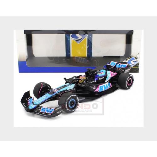 1:18 SOLIDO Alpine F1 A524 Team Bwt Alpine #31 Miami Gp 2024 Esteban Ocon Black Blue Pink SL1814001
