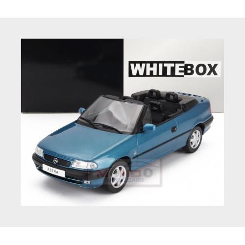 1:24 WHITEBOX Opel Astra F Cabriolet Open 1994 Torquoise Met WB124234