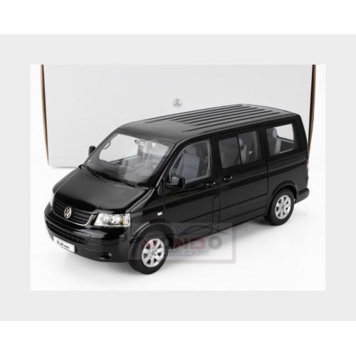 1:18 NOREV Volkswagen T5 Multivan Minibus 2003 Black NV188600