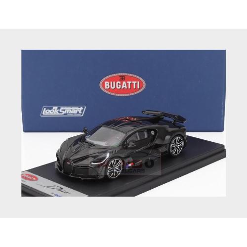 1:43 LOOKSMART Bugatti Divo 2020 Carbon Glossy Black LS497G