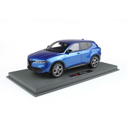 1:18 BBR Alfa Romeo Tonale Veloce Plug-In Hybrid Blu Misano With Showcase BBRC1856B-VET