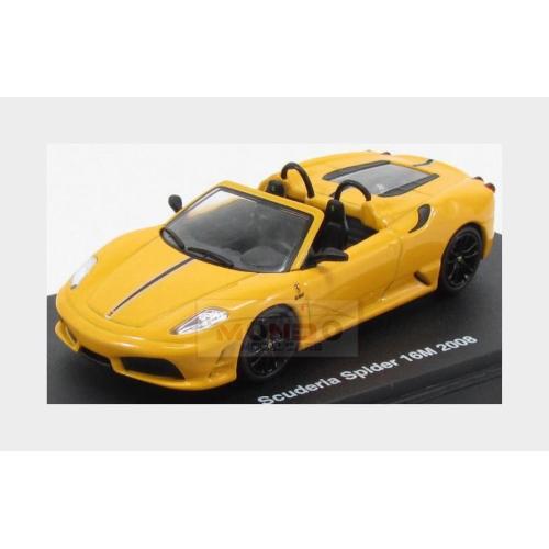 1:43 EDICOLA Ferrari F430 Scuderia 16M Spider 2008 Yellow ABFGT004