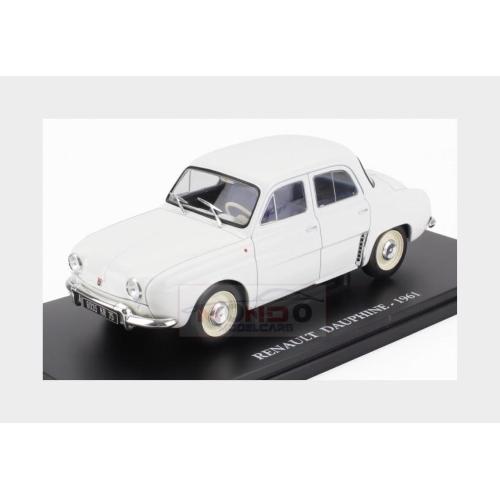 1:24 EDICOLA Renault Dauphine 1961 Con Vetrina With Showcase White MX5ALA0016