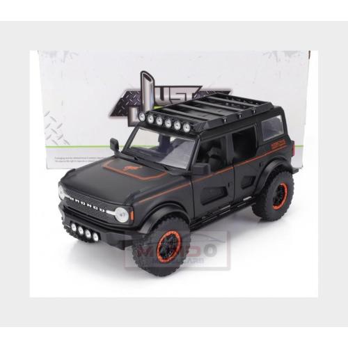 1:24 JADA Ford Usa Bronco 2021 Matt Black Orange JADA34287