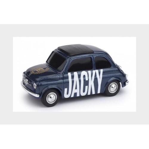 1:43 BRUMM Fiat 500 Brums 80 Years Jacky Ickx 1965 Blue BR070