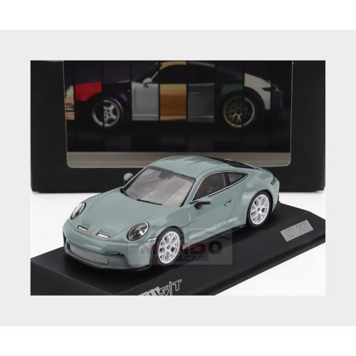 1:43 SPARK Porsche 911 992 S/T Coupe 2024 Light Green Met WAP0203100R60Y