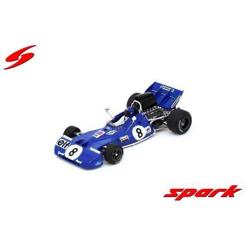 1:43 SPARK Tyrrell F1 004 #8 France Gp 1972 Patrick Depailler S7219