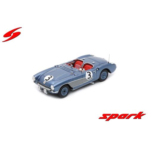 1:43 SPARK Chevrolet Corvette C1 Spider Carl Beuhler #3 12H Sebring 1956 Don Davis Robrt Gatz US181