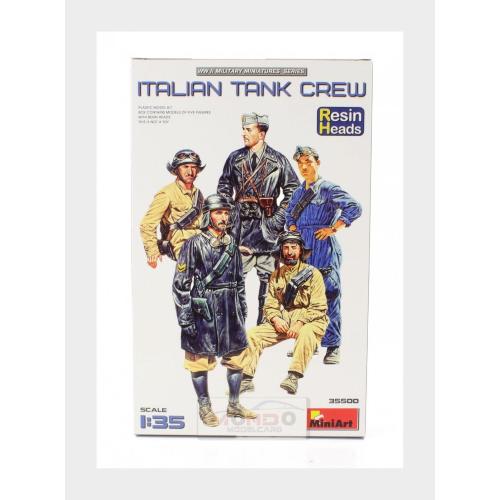 1:35 MINIART Figures Italian Tank Crew Military Kit MA35500
