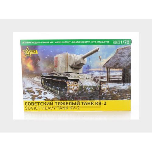 1:72 ZVEZDA Tank Kv-2 Soviet Heavy Tank Military 1945 Kit ZS5084