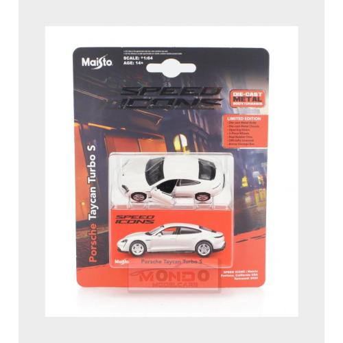 1:64 MAISTO Porsche Taycan Turbo S 2019 White MI15708WH
