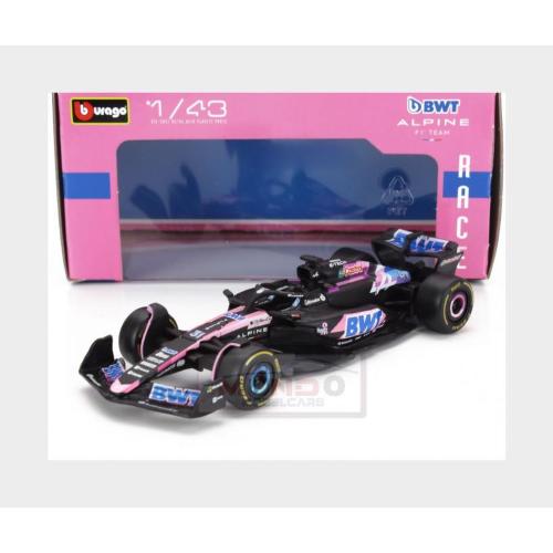 1:43 BURAGO Alpine F1 A524 Team Bwt Alpine #31 Season 2024 Esteban Ocon Black Blue Pink BU38219-O