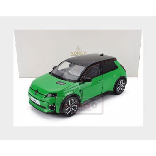 1:18 NOREV Renault R5 E-Tech 2024 Pop Green Black NV185502