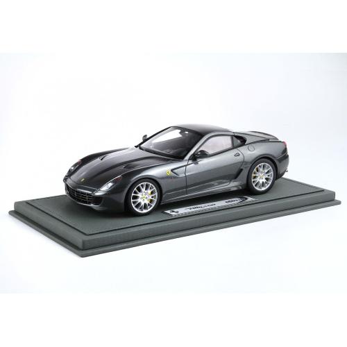 1:18 BBR Ferrari 599 Gtb Fiorano 2006 Grigio Silverstone With Showcase BBR1872B-VET