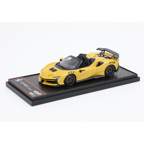 1:43 BBR Ferrari Sf90 Xx Spider Cerchi Carbonio Giallo Montecarlo BBRC286F1